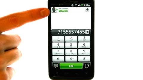 How Do I Place A Call On My HTC Thunderbolt?