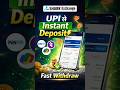 💸 Shark Exchange UPI Deposit &amp; Fast Withdraw! 🚀 #Shorts #trading #crypto #upi