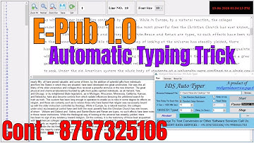 e-pub 1.0 (All Versions) Automatic Typing Trick || Subscribe+Like Cont- 8767325106