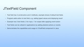 Medium Summary | Lecture 43: Swing—I