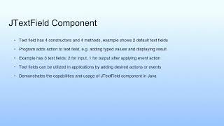Medium Summary | Lecture 43: Swing—I