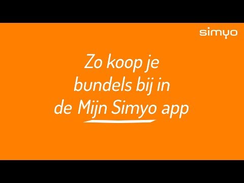 Bundels bijkopen via de Mijn Simyo app