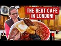 Reviewing a huge breakfast at e pelliccis  the best cafe in london