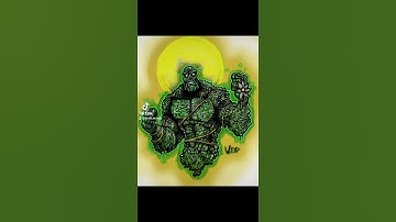 Swamp Thing time lapse art.#swampthing #dc #dccomics #art #artist #ipadart #Procreate