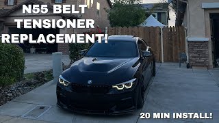 HOW TO REPLACE A BELT TENSIONER ON ANY N55! (435i)