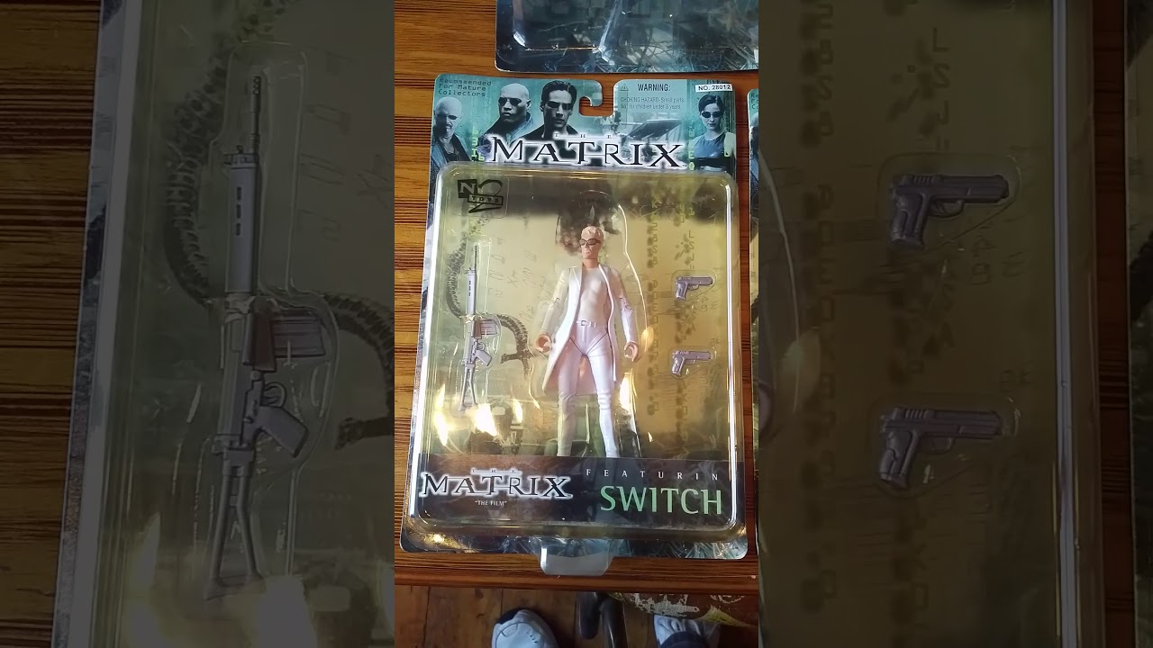The Matrix Figures Collection! Agent Smith Neo Cypher Trinity Switch Sentinals