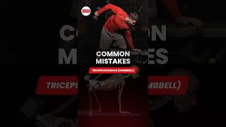 Triceps Kickback mistake! #Muscleandmotion