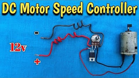 How to make simple dc motor speed control circuit , electronic project Sinhala