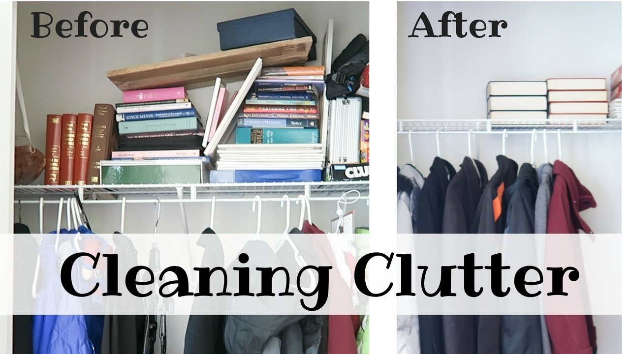 Cleaning Clutter Closet Organization - YouTube