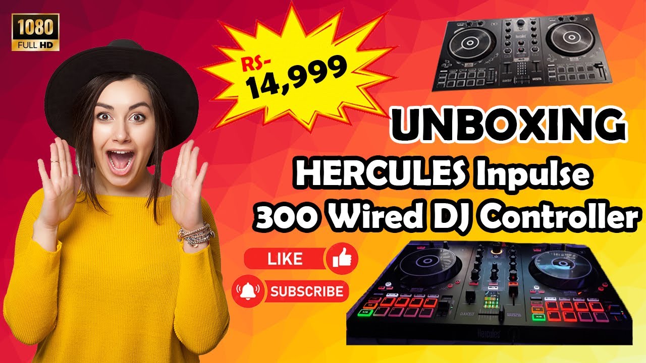 HERCULES Inpulse 300 Wired DJ Controller/ UNBOXING/ DJ Controller # Unboxing/ Video Best Dj