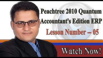 Learn Peachtree in Urdu - L#5 - How to Setup Chart of Accounts in Peachtree