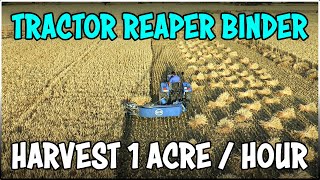 Tractor Operated Reaper Binder Machine