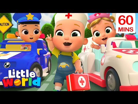 Wheels On The Ambulance Song + More Kids Songs & Nursery Rhymes by Little World