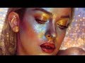 I COVERED MYSELF IN GLITTER | Recreating a 0073uv painting