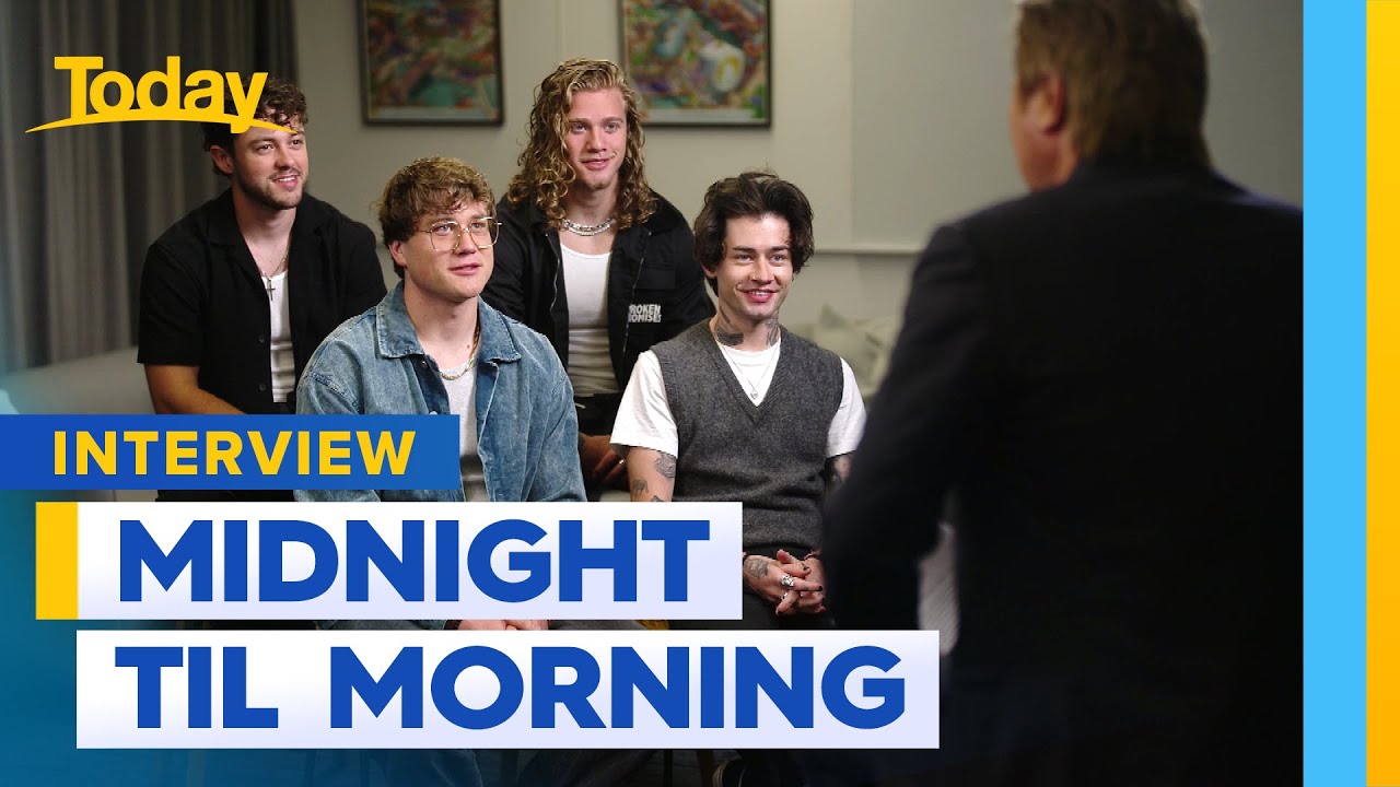 'Midnight Til Morning' share their experience on show 'Building the Band' | Today Show Australia