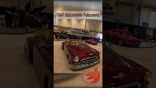 1949 Oldsmobile Futuramic convertible custom hot rod with Shelby’s L47 Olds Aurora V8