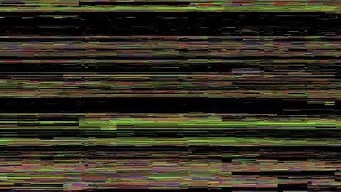 Old TV Testing Glitch Background Stock Motion Graphics