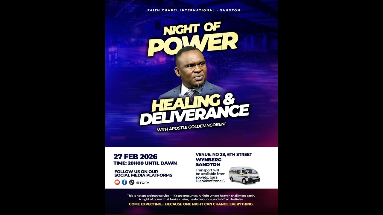 FCI Night of Power Healing and Deliverance - 27 Feb 2026