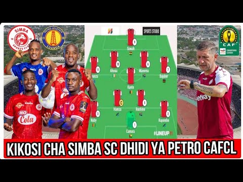 Kocha PANTEV Ametangaza LEO Mabadiliko Ya Kikosi Cha SIMBA SC Dhidi Ya PETRO ATLETICO Mchezo CAFCL