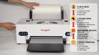 DTF Printer L1800 Setups | T-shirt Printing Whole Process