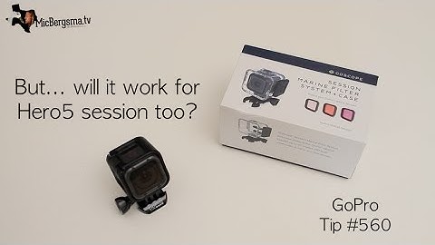 Hero5 Session - Compatible for GoScope Marine Filter System + Case? - GoPro Tip #560 | MicBergsma