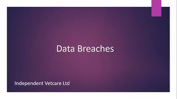 GDPR Training Video - Data Breaches