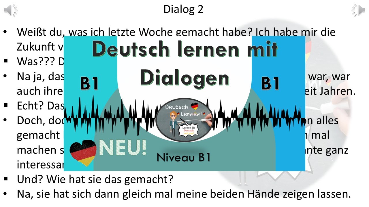 Dialoge B1 | Deutsch lernen durch Hören | 31 | #deutschlernen