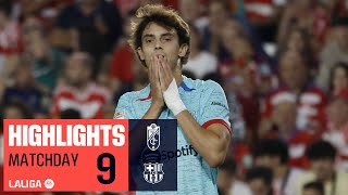 Resumen de Granada CF vs FC Barcelona (2-2)