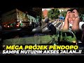 #8 PENDOPO | TRUK RAKSASA BERMUATAN BAJA NUTUPIN AKSES JALAN.! SAMPE BINGUNG CARA NURUNIN PONDASINYA