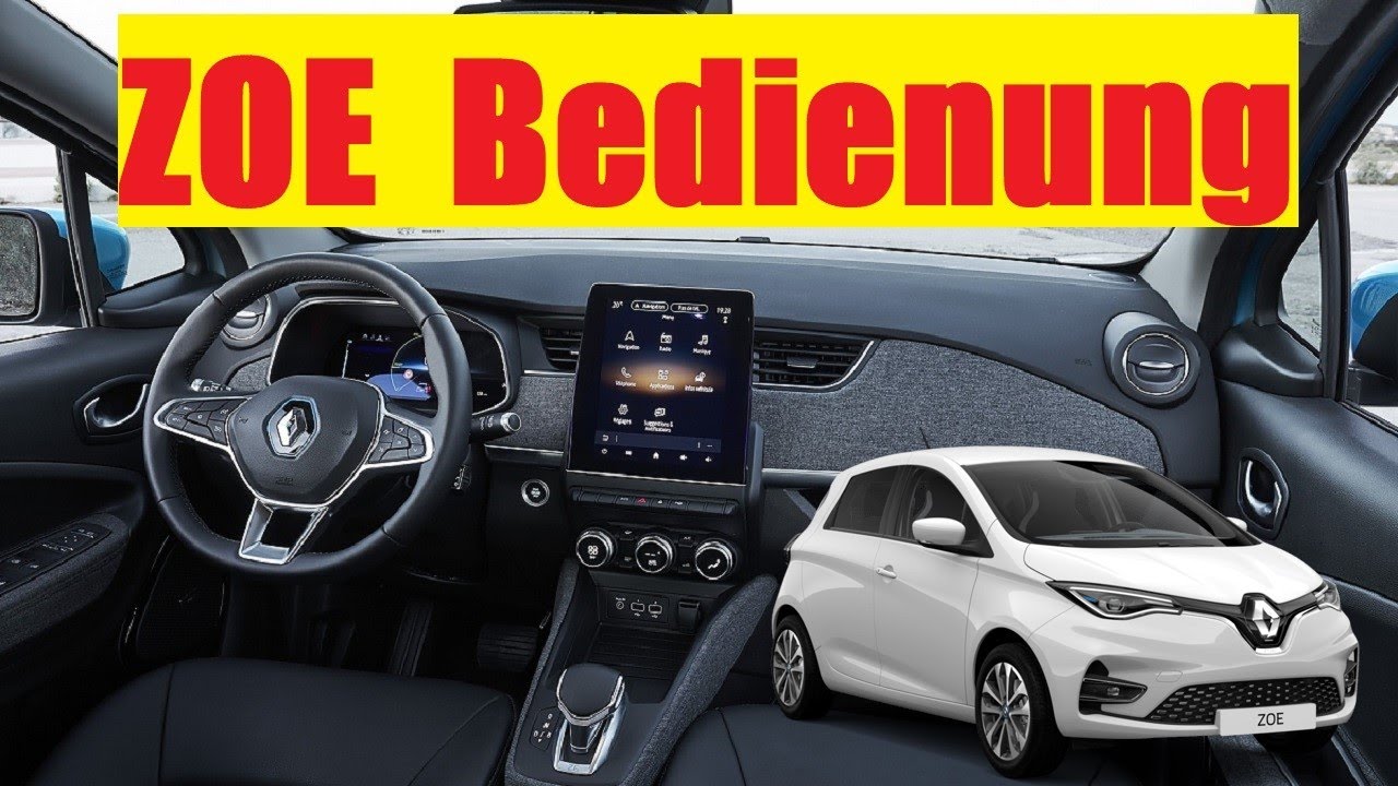 Renault ZOE R135 Z.E. 50 EXPERIENCE Ausstattung und Bedienung (Facelift)