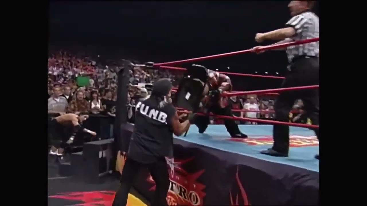 Hulk Hogan with the most violent chair shot on konnan YouTube