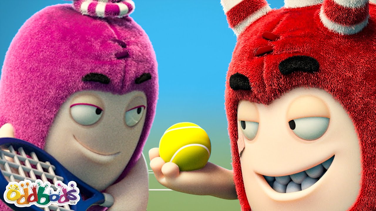 Epic Tennis Showdown | Oddbods - Sports & Games Cartoons for Kids