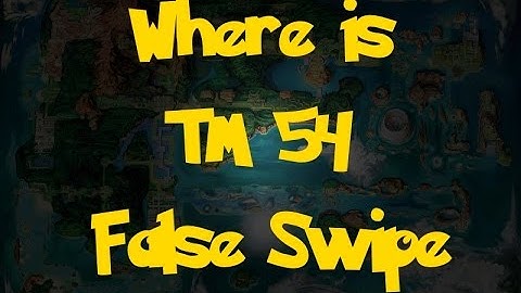 Where Is: TM 54 - False Swipe (Pokemon Alpha Sapphire/Omega Ruby)