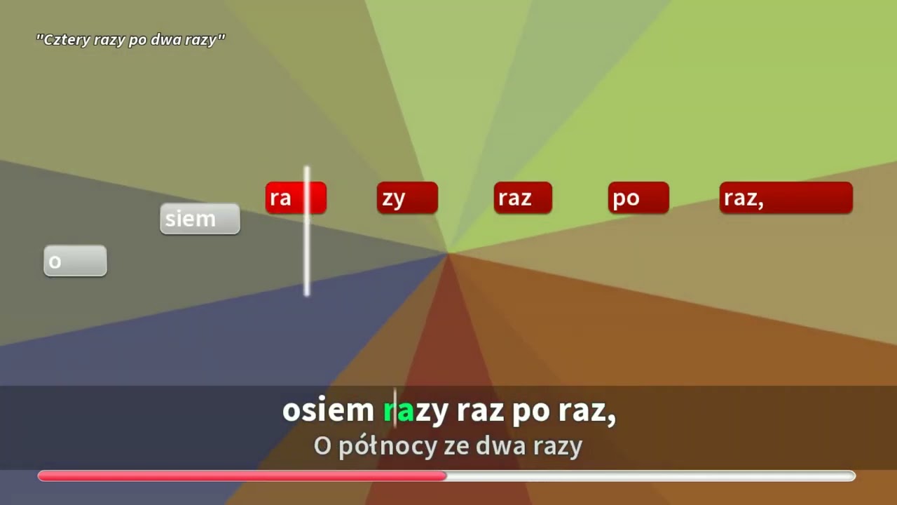 Cztery Razy Po Dwa Razy Tekst