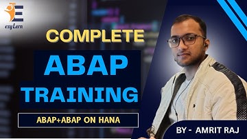 🎓  Introduction to SAP Complete ABAP and ABAP on HANA Trainings
