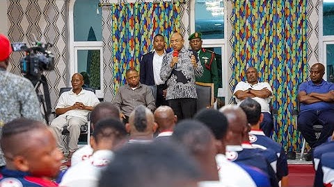 RAIS WA ZANZIBAR HUSSEIN MWINYI AWAAHIDI WACHEZAJI DOLA 100,000 WAKITWAA UBINGWA WA CAFCC