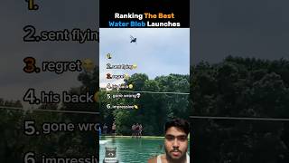 Ranking the best water blob launches🚀😅 #youtubeshorts #trendingshorts #slideshow #ytshorts #shorts