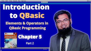 Introduction to QBasic | Smart Computing Book 7 - Chapter 5 | The Smart School Ghotki Campus
