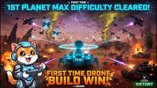 My Drone Swarm Just Destroyed the 1st Planet on Maximum Difficulty!