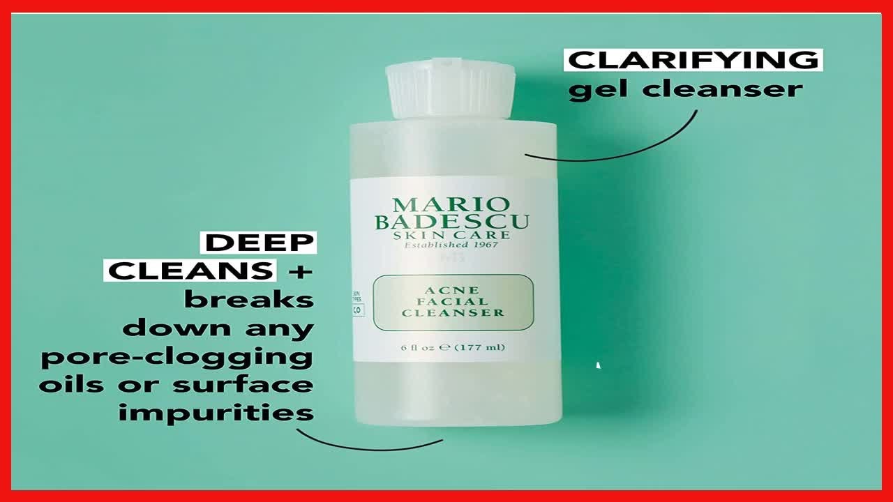 Mario Badescu Acne Facial Cleanser for Combination & Oily Skin, Oil