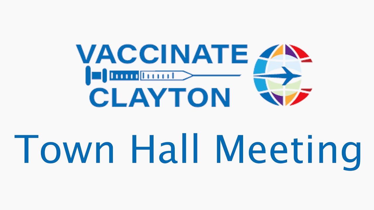 Clayton County Vaccinate Clayton Town Hall Meeting YouTube