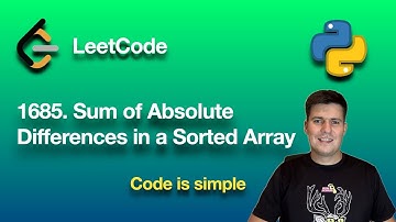 LeetCode 1685  Sum of Absolute Differences in a Sorted Array - python
