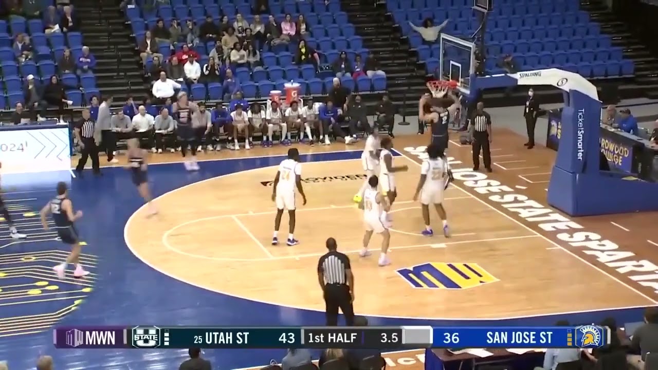 Tucker Anderson Dunk against San Jose State