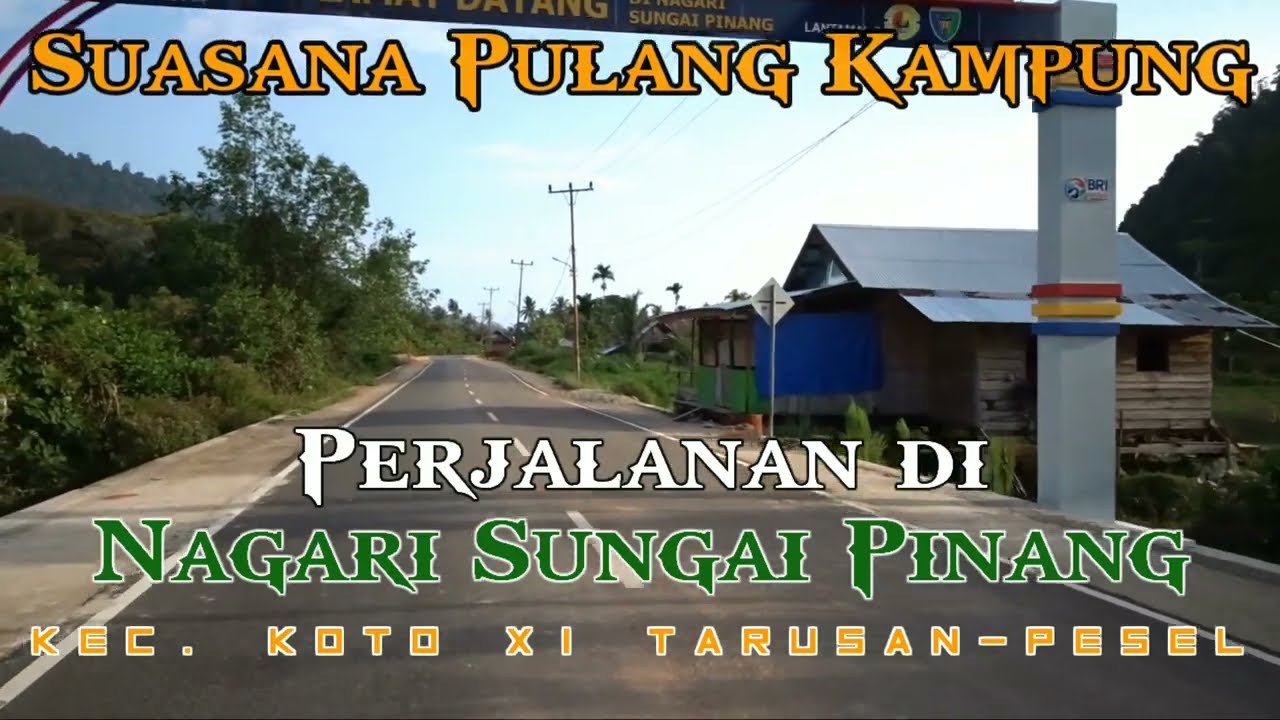 Berikut Tempat Tempat Indah di Sungai Pinang Kawasan Wisata Mandeh Pesisir Selatan