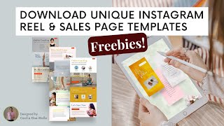 Download & Use Instagram Reel Templates & Sales Page Templates for Free! screenshot 5