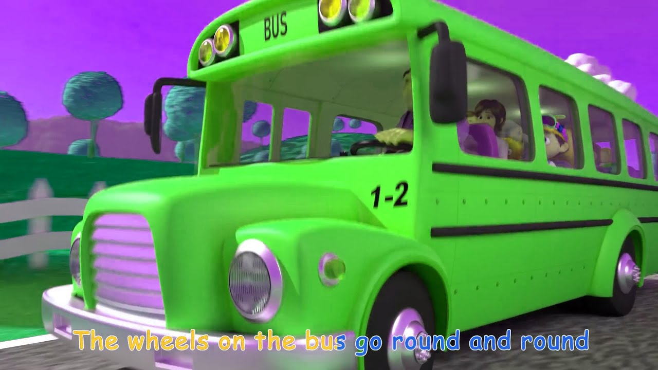 The Wheels on the Bus Go Round and Round | Kids Songs - YouTube