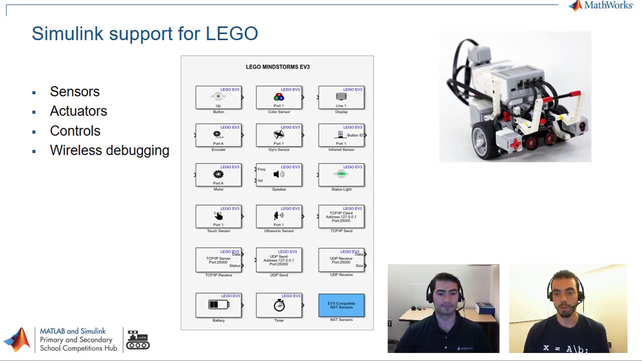 LEGO MINDSTORMS EV3 Support from MATLAB - Hardware Support - MATLAB &  Simulink