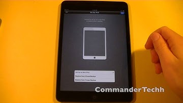 How to setup iPad mini in 2 minutes (iOS 6) (iPhone, iPod & iPad)
