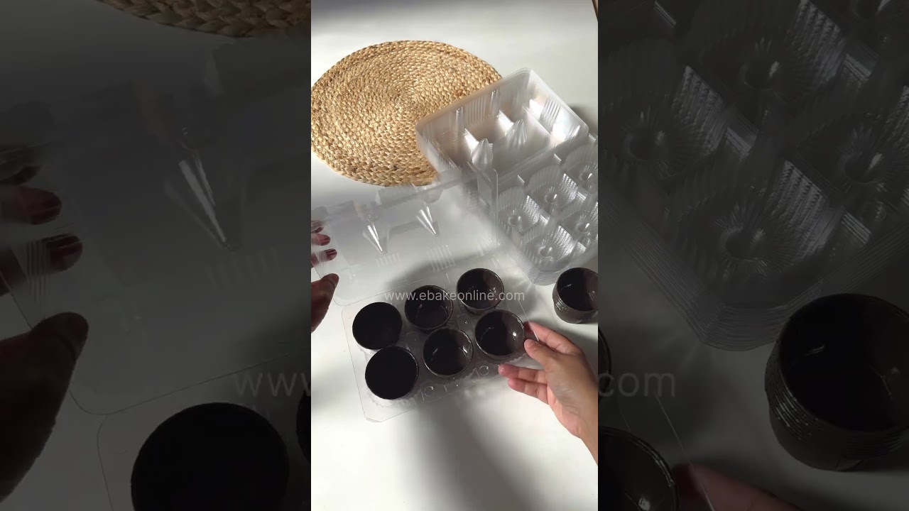 Transparent cupcake box, easy to carry & stack