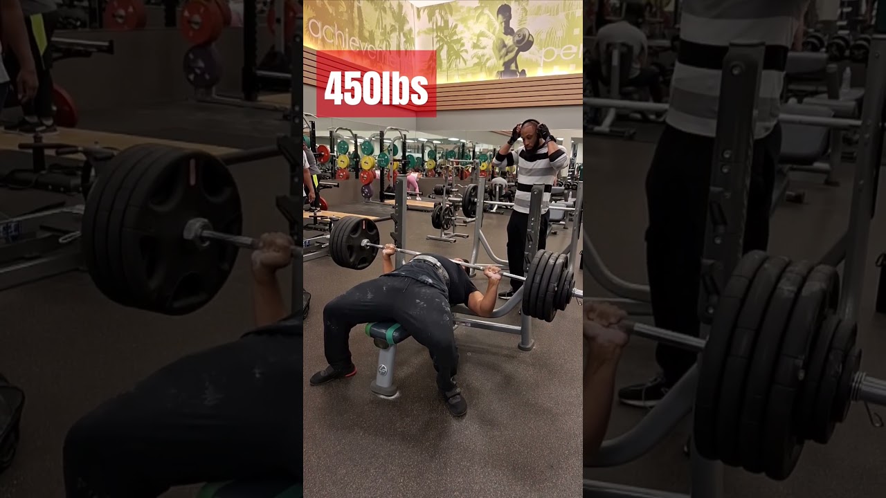 450lbs Bench press 